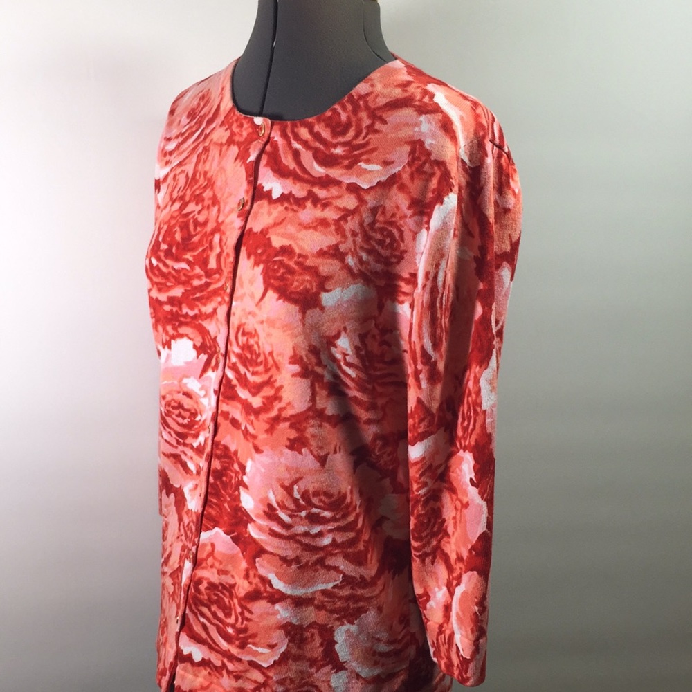 Isaac Mizrahi Button Front Light Weight Sweater - Picture 6 of 8